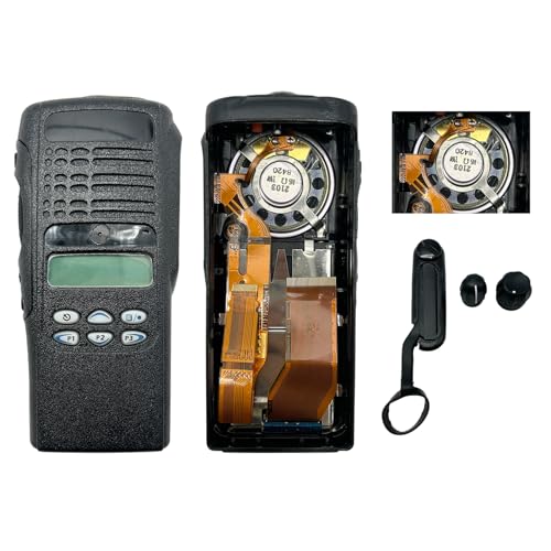 HT1250 Limited-Key Front Housing Replacement Case - with Integrated Speaker & LCD Display, Compatible with Limited-keypad Model Two-Way Radios