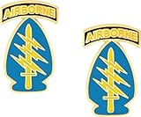 MilitaryBest US Army Airborne Special Forces Lapel Hat Pin 2 Pack
