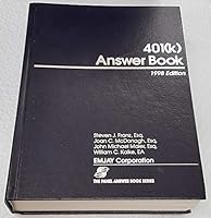 401(k) Answer Book, 1998 Edition 1567063853 Book Cover