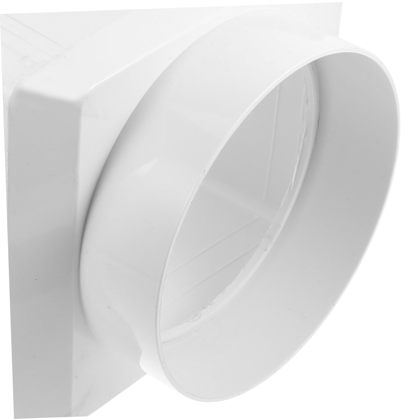 HOMSFOU Conector de Bajante de Pvc Blanco para Canalón Pluvial, Accesorio Resistente que Mejora el Rendimiento y Previene Daños por Agua en Sistemas de Drenaje de Lluvia