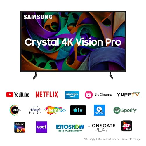 Image of Samsung 138 cm (55 inches) Crystal 4K Vision Pro Ultra HD Smart LED TV UA55DUE76AKLXL (Black)