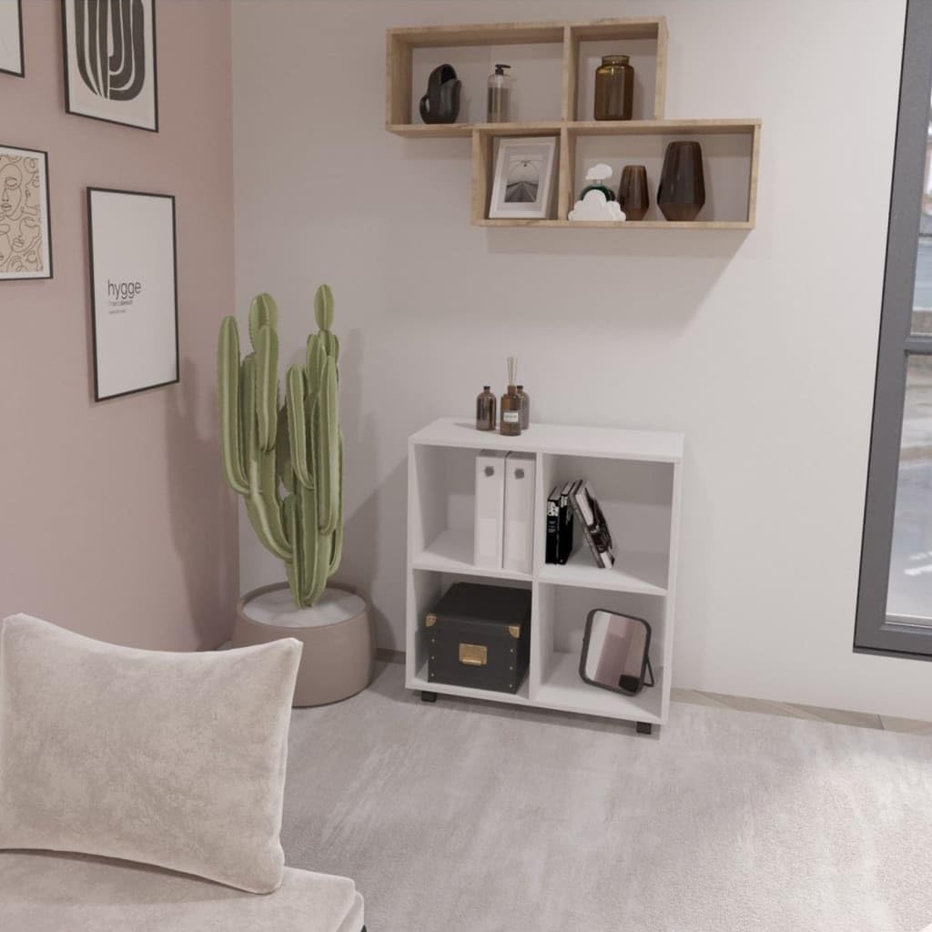 Fmd Furniture Etagère De Bureau, Bibliothèque Sur Roulettes, Idéale