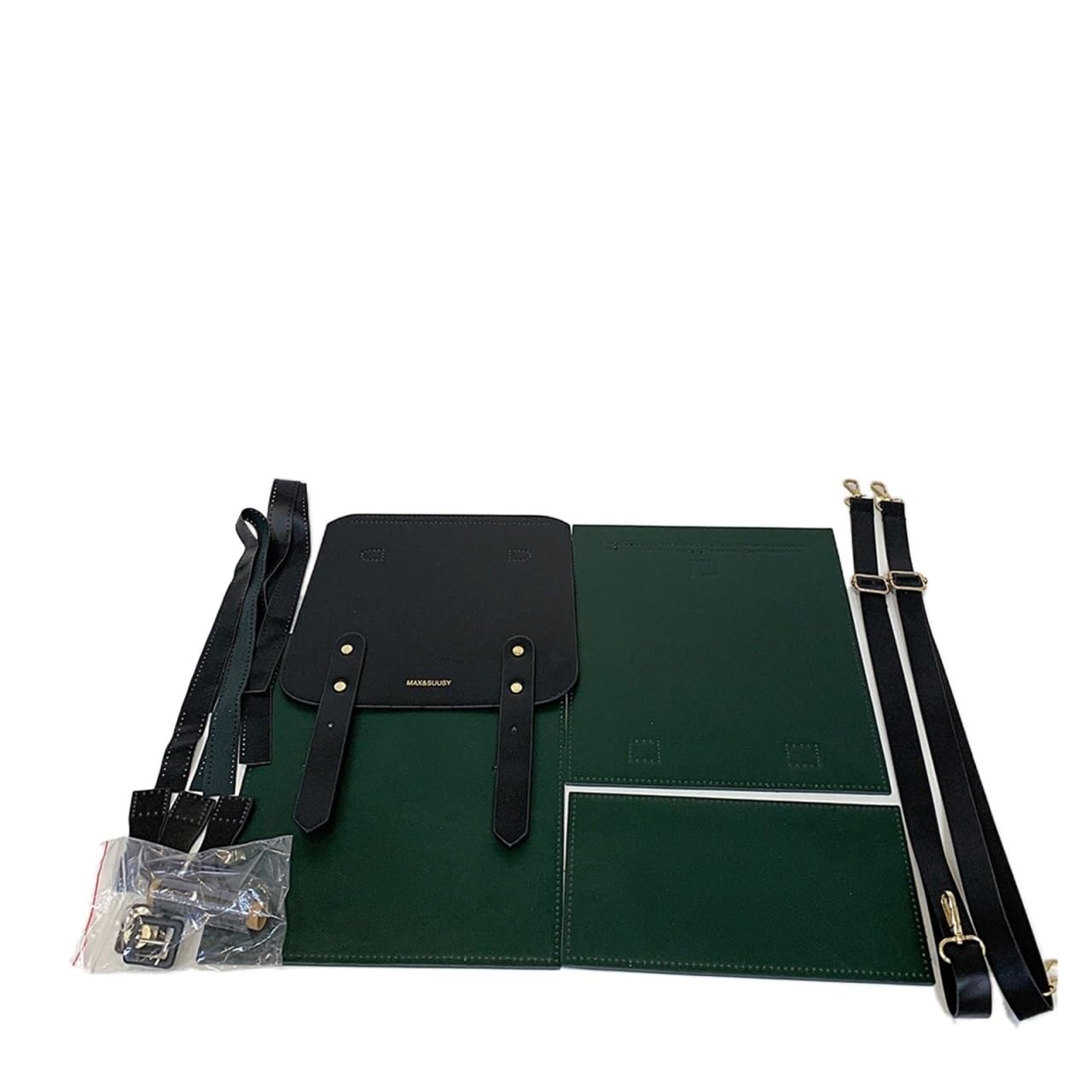Kit para Hacer Bolsos de Cuero Gran capacidad PU Material Set DIY Teléfono hecho a mano Bolsa Bolso Mochila(Material set-03)