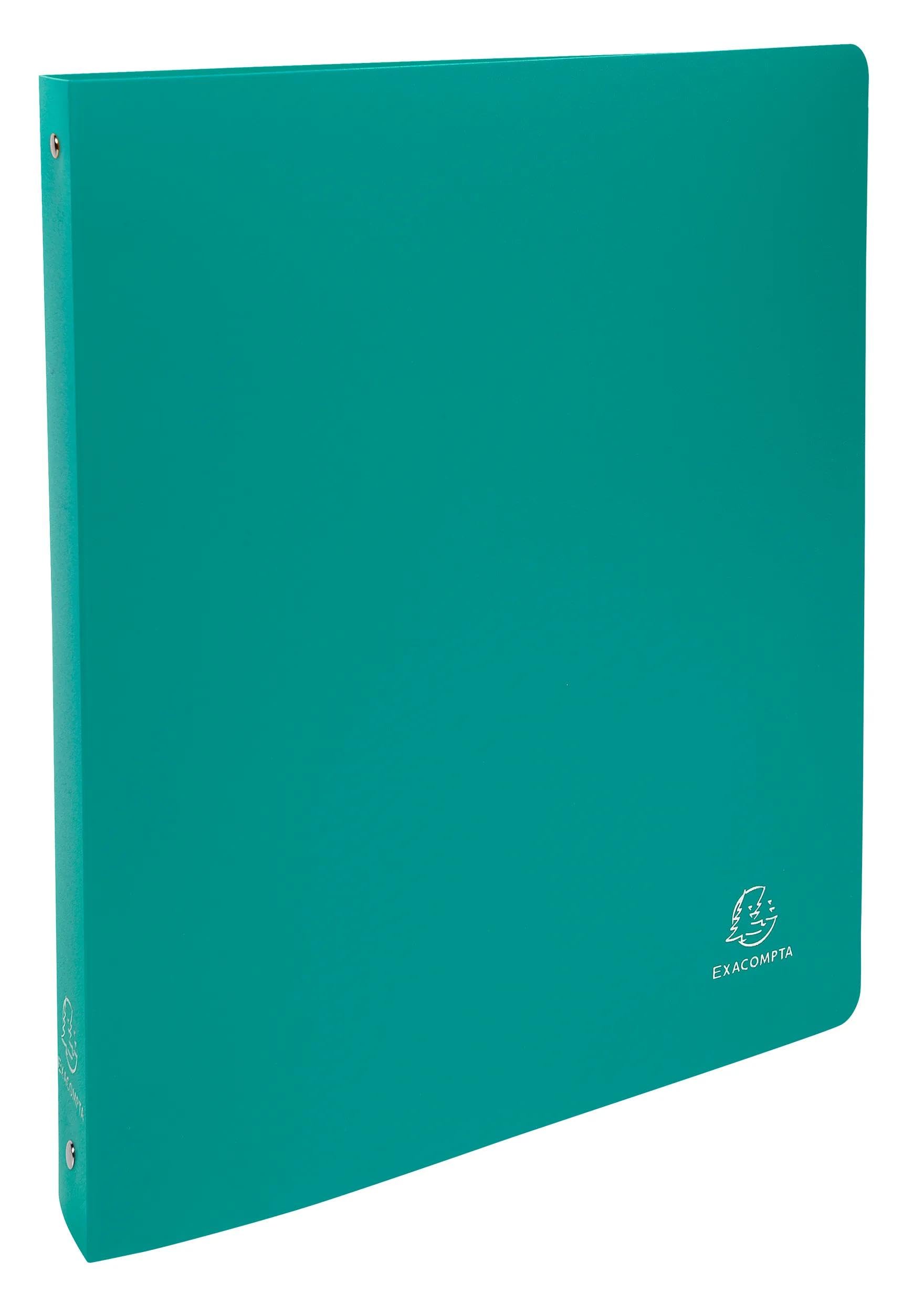 Exacompta - Réf. 51280E - Carton de 20 classeurs semi-rigides OPAK - 4 anneaux ronds 30 mm - Dos 40 mm - Dimensions extérieures : 32 x 26,8 cm - A4 Maxi - Assortis