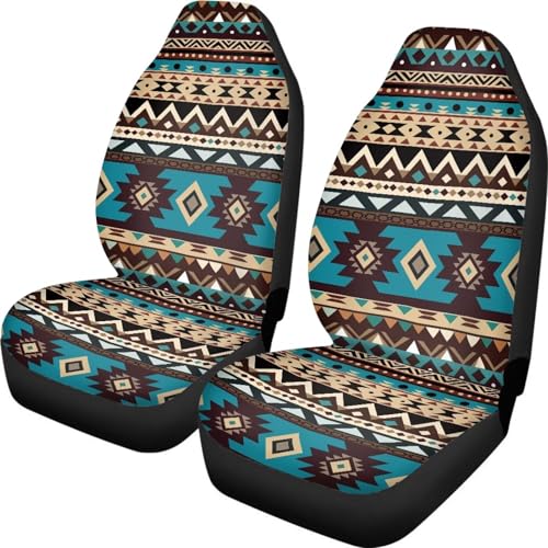 Housses de siège de voiture avant vintage couvre siege auto universel 52X138cm 2 pièces