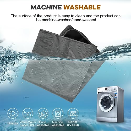 YFbrite Faltbare Outdoor Hundematte| Innen hundedecke waschbar | Gestepptes Kunstleder hundematte wasserdicht| Camping Decke Hund Katze Mat (S)