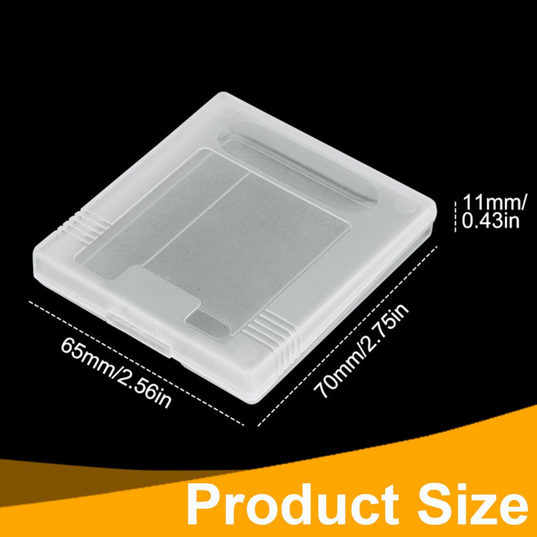 10 Pcs Plastica Trasparente Copertura Antipolvere per Bossolo Protettivo per Cartucce di Gioco Custodia per Carte e Cassa di Immagazzinaggio