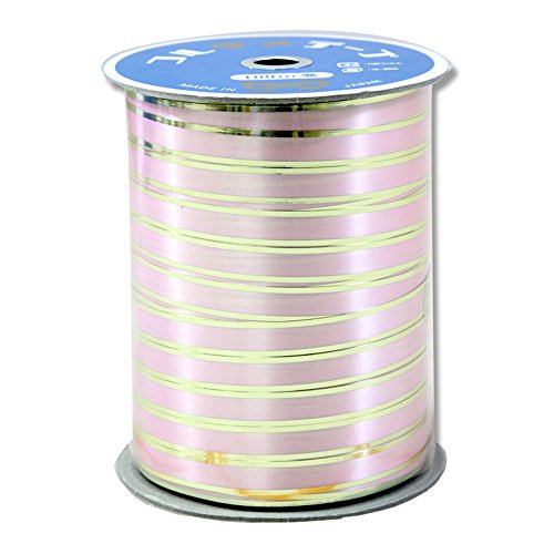 ヘイコー リボン コルラメテープ 9.5mm×100m ピンク 001501106