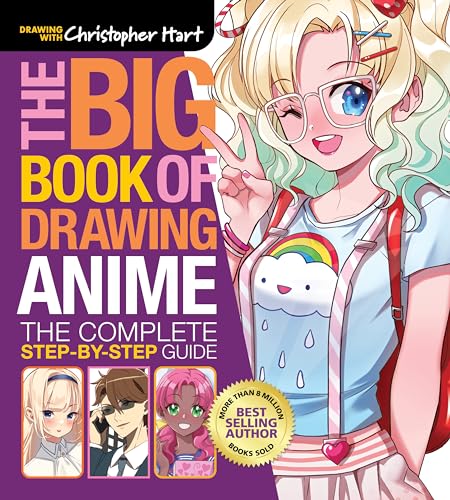 Image of The Big Book of Drawing Anime: The Complete Step-by-Step Guide - How to Draw Anime and Manga Characters for Kids, Teens, and Adults (Drawing with Christopher Hart)