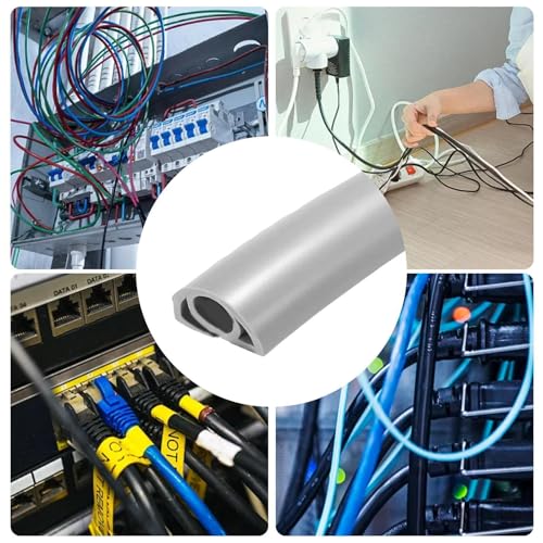 Protector de cables suelo PVC flexible con aislamiento para extensiones 4