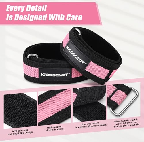 Image of Booty Bands for Women, Glute Bands & BFR Bands for Legs, Adjustable Blood Flow Restriction Bands for Squats, Hip Thrusts, Glute Workouts & Lower Body Training,with Carry Bag