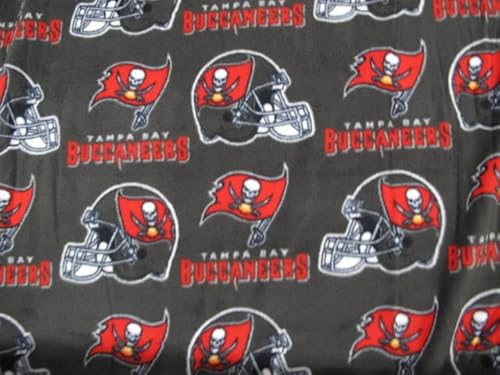Premium 60-Inch Wide Tampa Bay Team Fleece Fabric - Soft, Durable Polyester for Ultimate Comfort