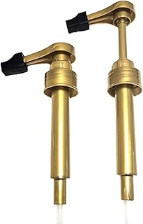 Coffee Syrup Pump. ONLY for Monin GLASS 750ml (25.4 Fl.Oz.) Bottle (Pack of 2). FDA Compliant. BPA Free. Product of Bayside Traders®