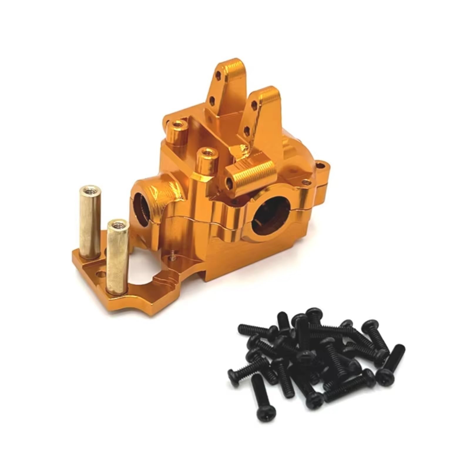 Piezas para Coches RC para MJX 14301 14302 14303 14209 14210 1/14 RC Car Modification Parts Accessories Metal Front Wave Box Cover(Yellow)