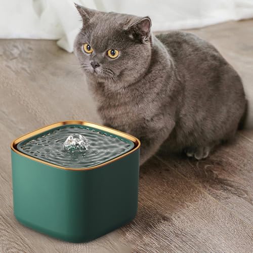 Fuente de agua para mascotas ultrasilenciosa con dispensador automático para gatos de interior 3