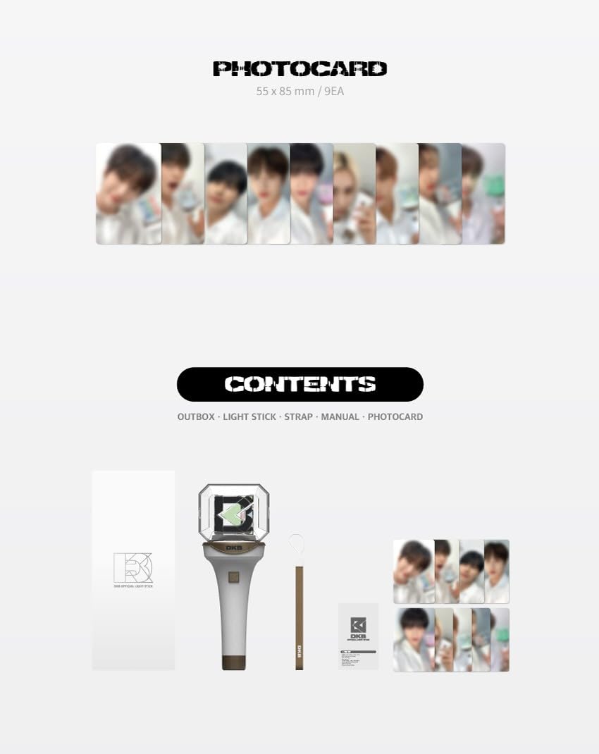 Amazon.com: DKB - Official Light Stick BB FANLIGHT + 9 Photocards