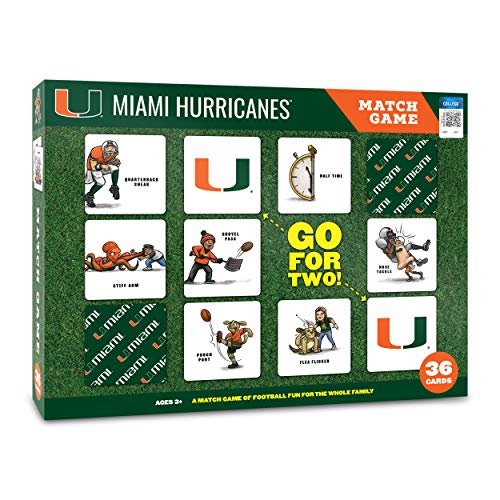 Image of YouTheFan NCAA Officially-Licensed Memory Match Game - Humorous, Team-Specific, Original Hand-Drawn Artwork, Fun for the Whole Family, for Fans Young and Old