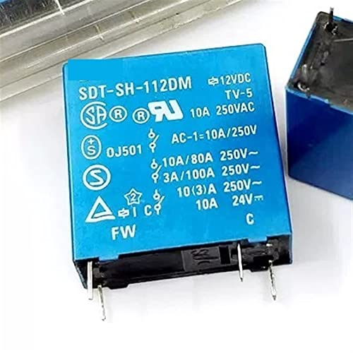 Relés SDT-SH-112DM 4 pines 10A para sustitución en climatización y calderas 5 uds