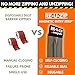 RE-U-ZIP® Self-Closing Magnetic Entry Strip | Hands-Free Dust Barrier Zipper Alternative for Plastic Sheeting | Reusable, Custom Placement & Works Under Negative Air | Starter KIT