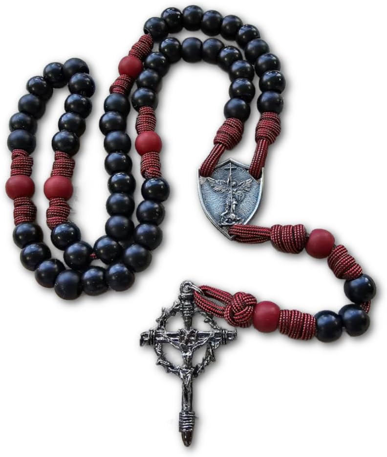 Handmade Spiritual Paracord Rosary from Rugged Dominican Republic