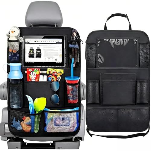 Newaner Auto Rückenlehne Schutz Unterstützung Multi Pocket Organisator Oxford Tuch verhindern Kick Auto Rücksitz großen Veranstalter Kinder Veranstalter und Car Back Seat Organiser