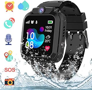 AGPS Waterproof Kids Smart Watch for Students, Girls Boys Touch Screen Smartwatch