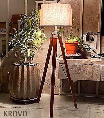 See full amazon price history chart for KRDVD Tripod Floor Lamp | Antique Designed Jute Fabric with Khadi Shade Decorative Wooden Crafter Standing LED Floor Lamp for Living Room, Bed Room and Office, Standard KRDVD Tripod Floor Lamp | Antique Designed Jute Fabric with Khadi Shade Decorative Wooden Crafter Standing LED Floor Lamp for Living Room, Bed Room and Office, Standard (B0CYJ7M19X) Amazon Price History, Amazon Price Tracker