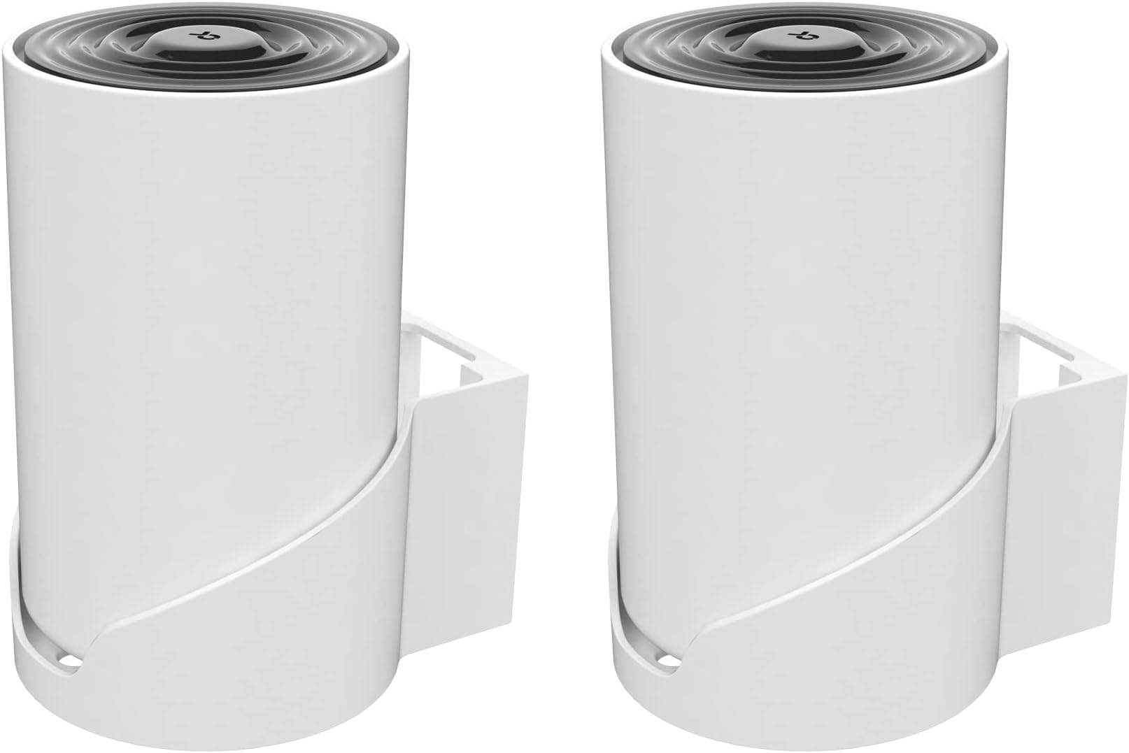 Router Shelf Wall Mount for Tp Link Deco X68 XE75 XE75 Pro AXE5400 Deco Mesh WiFi 6E WiFi Router Holder Stand Bracket Shelf Cable Organizer with Screw Mounting Kit (White-2pack)