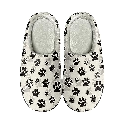 Cotton Slippers for Woman Cotton Slippers Washable Fuzzy Slippers Indoor Slip On Shoes Bedroom Slippers