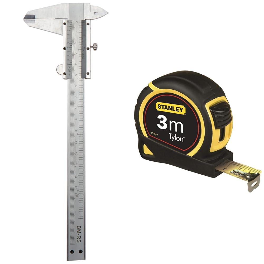 Mannesmann Schieblehre, rostfrei 150 mm, M 825-150 & Stanley 1-30 