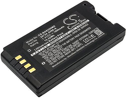 Colore: Nero CS-BAS350MD Batteria 1800mAh compatibile con [Baxter Healthcare] 35083, 35162, 35700, 35724, 55075-2, Sigma Spectrum Infusion Pumps sostituisce 35724, 6296-A