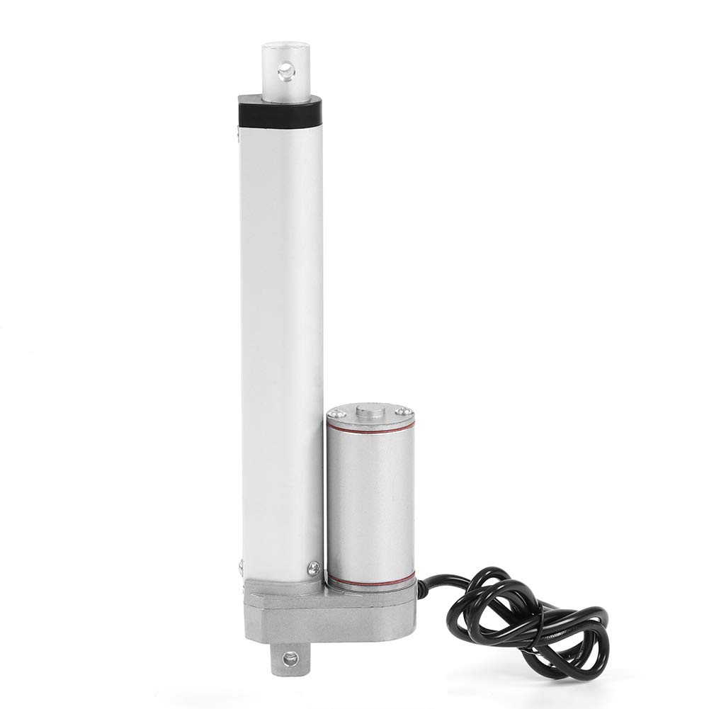Ausla Attuatore Lineare 12V, Motore Elettrico a Corsa Interamente in Metallo 750N Carico 450mm Corsa 10mm S per Automazione di Ascensori Apparecchiature Mediche Macchinari Industriali (150mm)