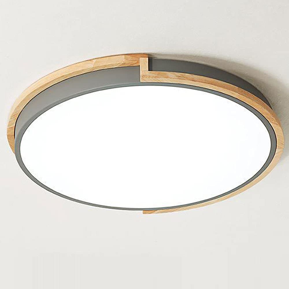 Plafonnier LED moderne pour salon et chambre avec éclairage 3 couleurs 60cm