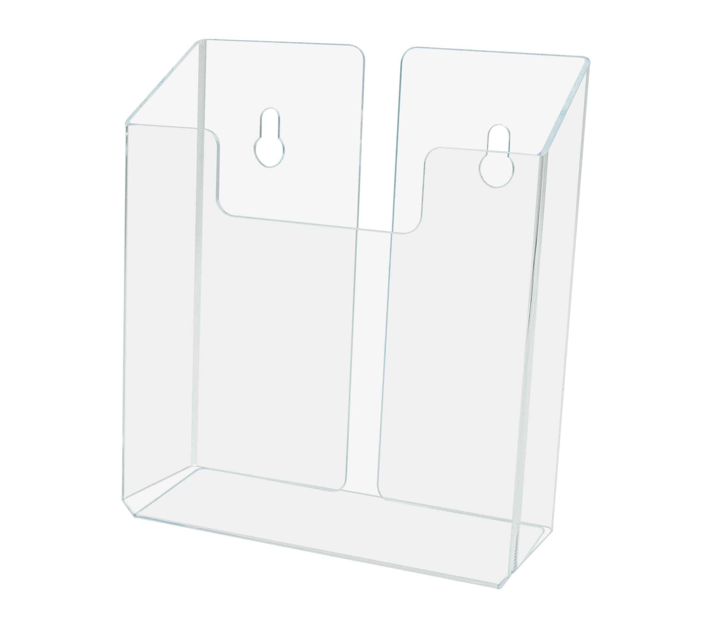 Marketing Holders 2 Pack Brochure Holder with Hardware for 6