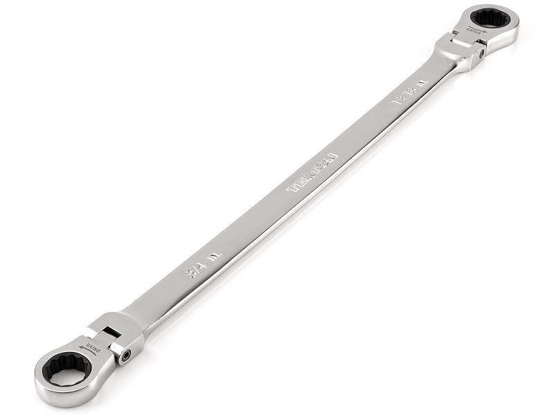 Chave estrela com catraca e cabeça flexível TEKTON 19,05 x 20,64 mm (3/4 x 13/16 pol.) WRB36319