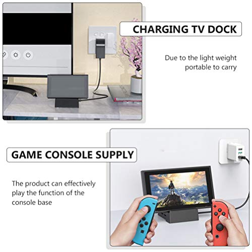 STOBOK Switch Tv Dock Mini Docking Station Portátil Substituto Adaptador de Tv Switch Carregador Doc