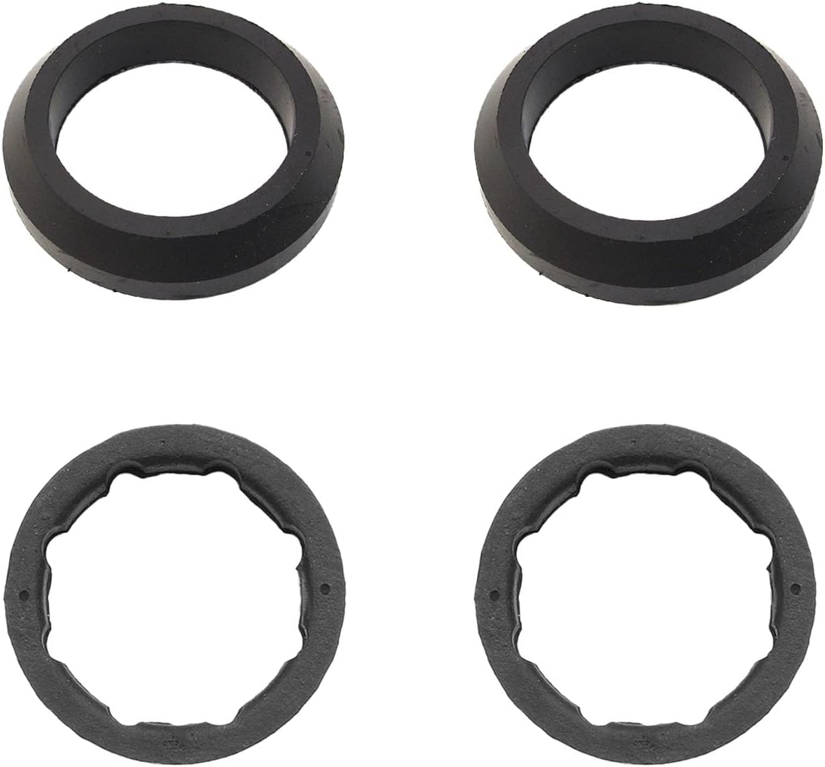 Genuine Honda Upper and Lower Fork Cover Rubber Seals Kit - Fits Honda CB450 CL450 CB750 1968 1969 1970 1971 1972 1973 1974 1975 1976