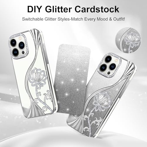 Coque pour iPhone 13 Pro résistant aux chocs et rayures TPU floral - 2