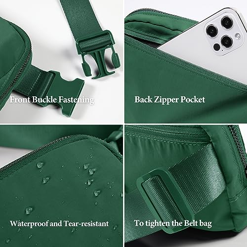 Image of ODODOS Unisex Mini Belt Bag with Adjustable Strap Small Fanny Pack for Workout Running Traveling Hiking, Forest