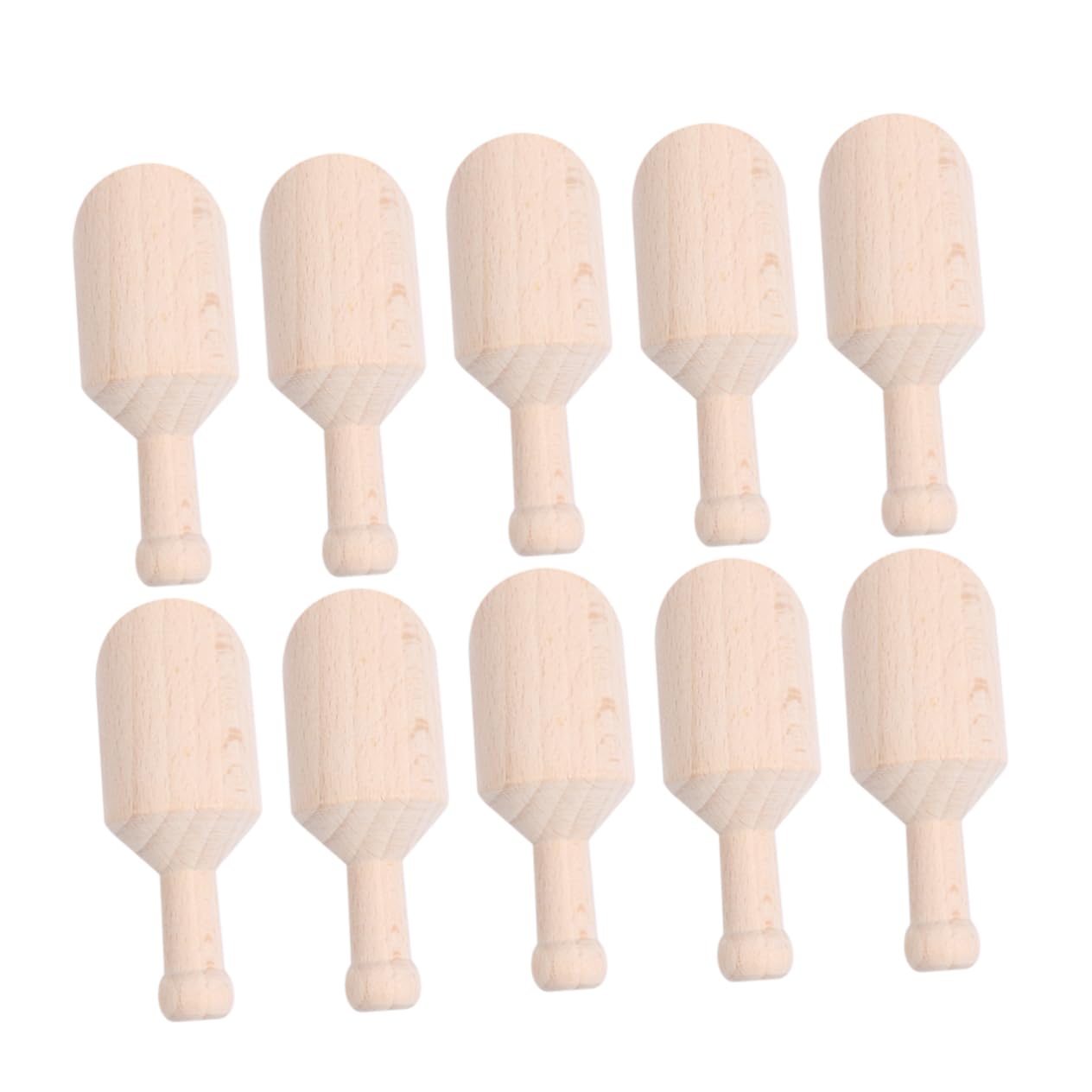 Zerodeko 3 Set Cucchiaino Da Tè Cucchiaio Per Accessori Da Tè Notizia in Anticipo Raccoglie Per Il Cibo Cucchiaio Di Farina Pala Da Tè Pala Di Sale Misurino Da Tè Di Legno Beige 20 Pezzi*3