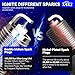 UF351 Ignition Coil & 4505 Double Iridium Spark Plug for 2001-2005 Nissan Almera,2002-2006 Sentra 1.8L L4 Replaces# 22448-6N015 22448-6N011 C1397 5C1394 (Set of 4)