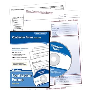 CD-ROM CONTRACTOR'S FORMS MADE E-Z Book