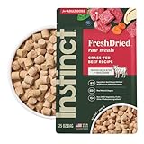 Instinct Freeze Dried Raw Meals, Natural Dry Dog Food, Grain Free - Real Beef, 25 oz. Bag