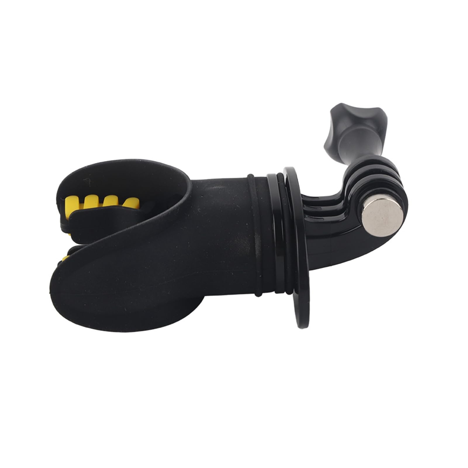 Topiky Mouth Bite Mount Adaptador del Soporte de la Boquilla Surfing Diving Skating con Floaty y Cuello Lanyard para Hero 7/6/5/4/3/3 + para cámara de acción (Negro)