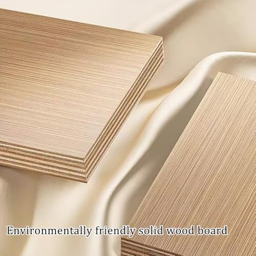Panneaux perforés muraux en bois, kit de rangement modulaire avec miroir - 4