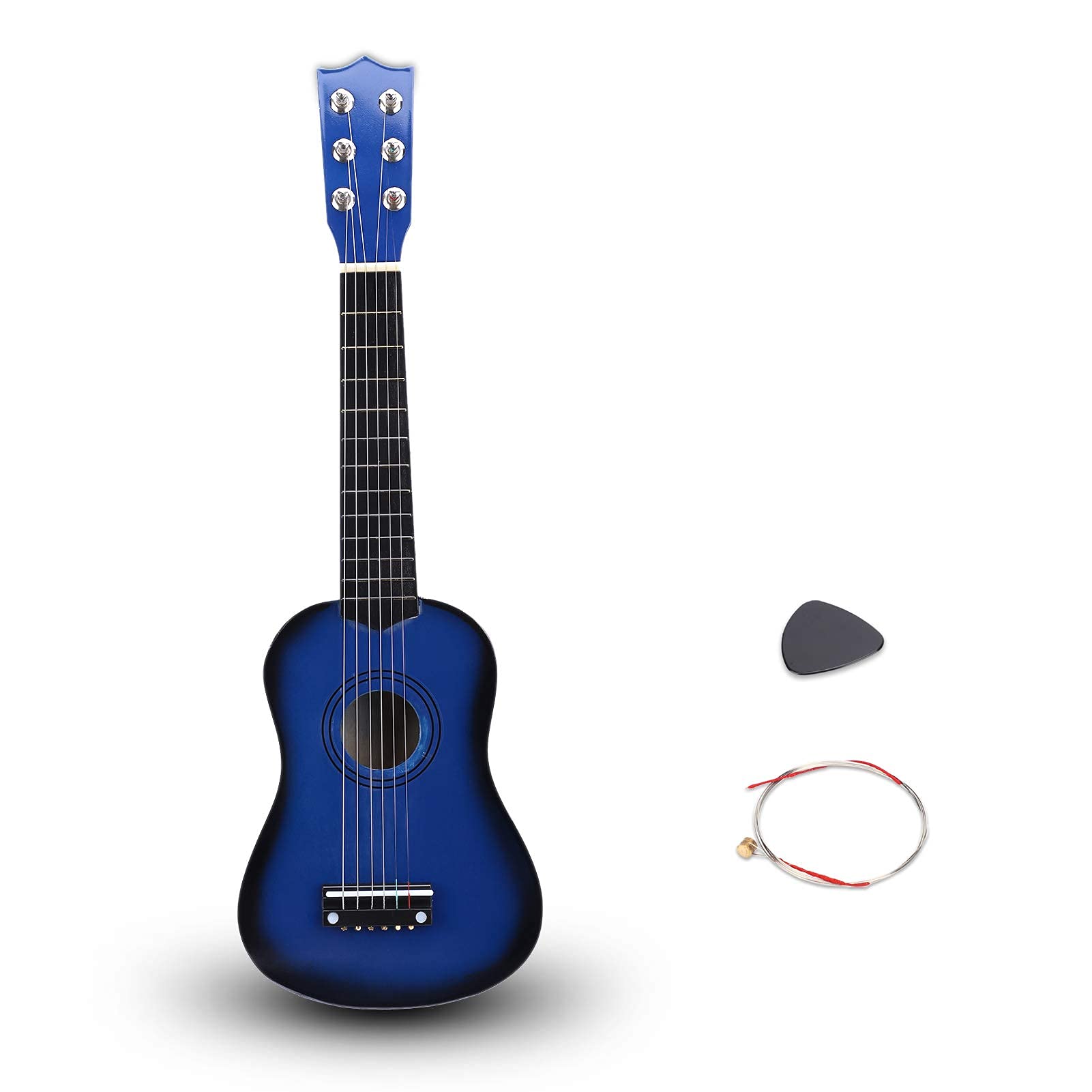 Ukulélé 21 pouces pour enfants débutants, guitare de concert 6 cordes guitare acoustique classique guitare enfants pour enfants adultes débutants