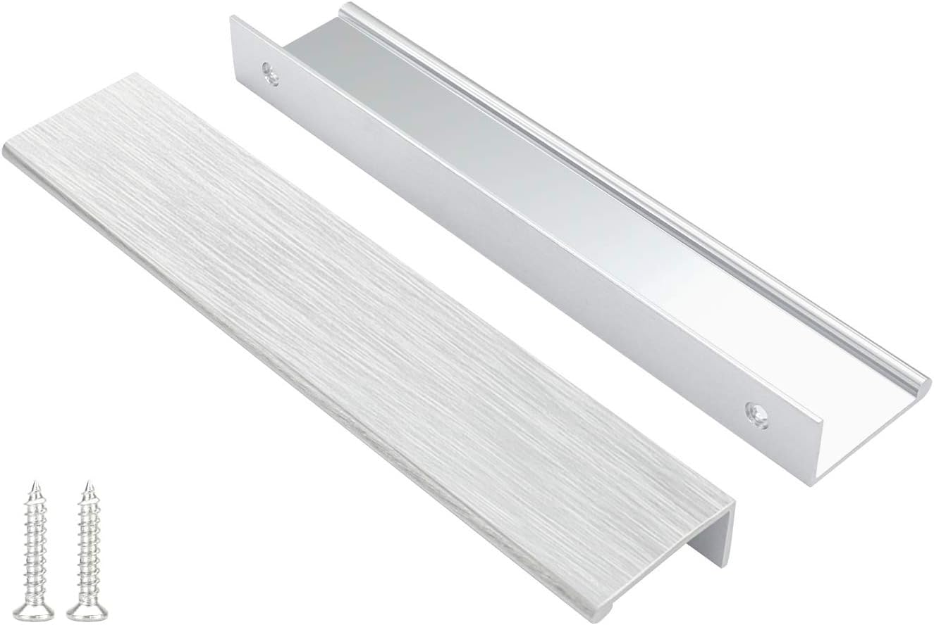 Peaha 10 Pack Kitchen Cabinet Handles 6-5/16" Brushed Nickel Cabinet Pulls