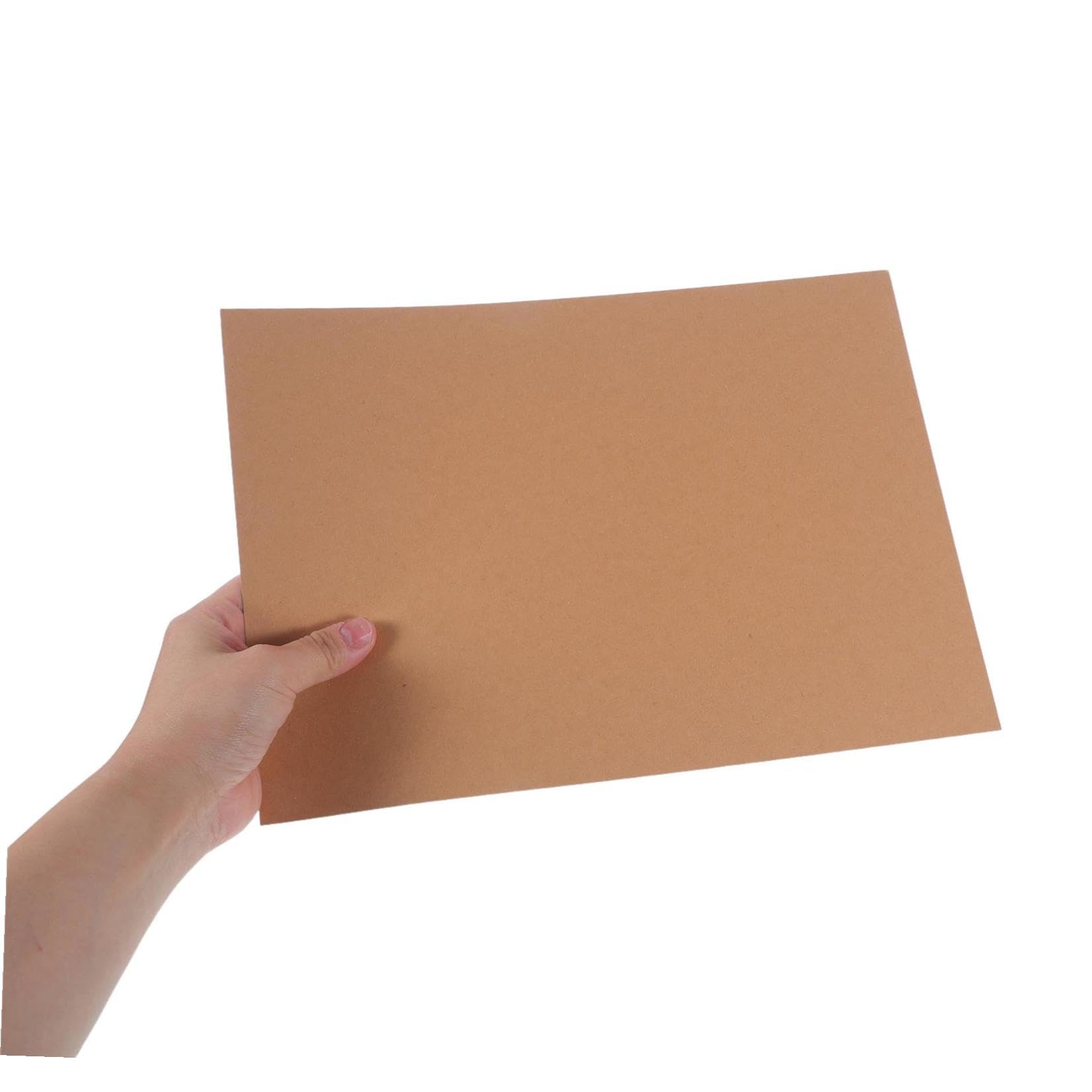 TIDTALEO 120 Hojas Papel Kraft A4 para Proyectos de Manualidades y Apuntes en Clase, Superficie Lisa sin Recubrimiento, Resistente al Doblado y Desgarro, Color Caqui