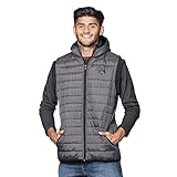 Hochwertiges Qualität Borussia Dortmund BVB Herren Fleece-Weste, schwarz, S