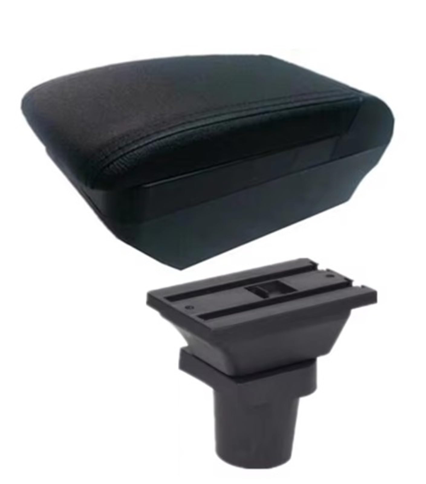 Hguvsjd Armrest Box For For Focus Mk1 Armrest Center Storage Box Interior Dedicated Retrofit Accessories Car Armrests(F black line No USB)